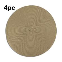 1/4/6 pièces Sets de table style bohème en PP, convient pour mariage, rassemblement campagnard, pique-nique, repas en extérieur, décoration de table pour anniversaire - Multicolore - Voir 37