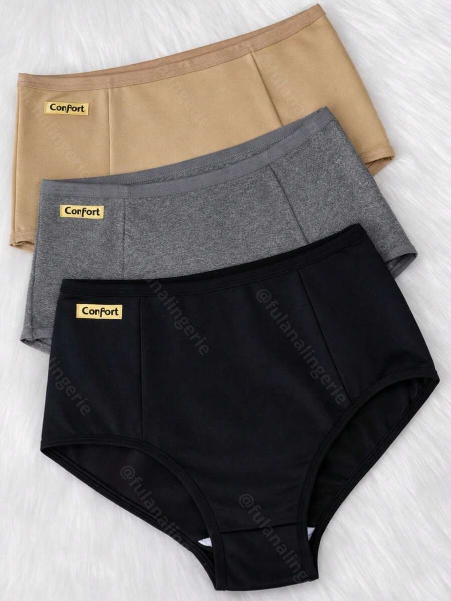 High-Waisted Panty Set With Supplex Straps - Isabela DESC - Nhiều màu - Xem 1