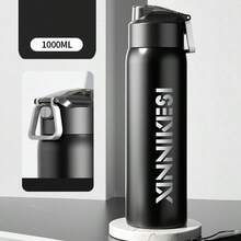 1000ml Large Capacity Insulated Cup, Student Stainless Steel Sports Water Cup With High Aesthetic Value, Car Direct Drinking Tea Cup - Multicolor - View 9