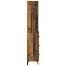 vidaXL Highboard Altholz 69,5 X 34 X 180 Cm Holzwerkstoff - Gelb - Übersicht 9