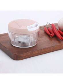 1 件装手动压蒜器双刀片蒜泥器压碎器 - 淺藍色 - 查看 8