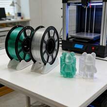 1公斤（2.2磅）PETG 1.75毫米3D打印耗材，两种颜色可选 | 高精度、高耐久性，长度330米 | 兼容大多数FDM 3D打印机和笔，适用于DIY模型和原型制作 | 附着力强 - 质地光滑，光泽度高，尺寸精度±0.02毫米 - 單件 - 查看 2