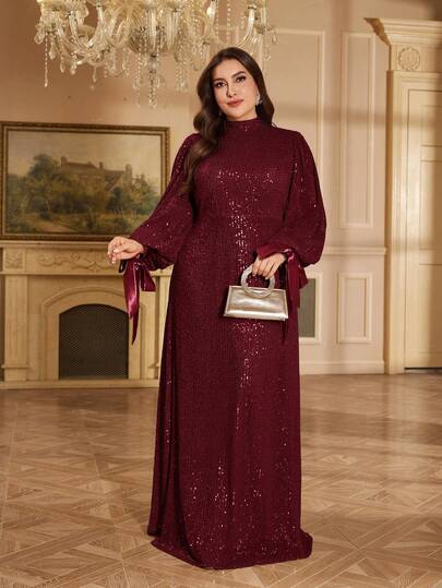 XUIBOL Vestido maxi elegante y lujoso de talla grande con cuello de tortuga y lentejuelas, de diseño único y ajuste ceñido con bajo de cola de pez, adecuado para diferentes tipos de Body, ideal para fiestas, graduaciones, bodas, eventos y diversos banquetes y fiestas de baile, vestido de gala formal para mujer, vestido de graduación, vestido de dama de honor para la madre, (Moda y estilo 2025) Vestido negro de invitada de boda para eventos, vestido de cena