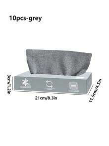 10pcs/20pcs Highly Absorbent Kitchen Cleaning Sponges, Thickened Durable Dishwashing Cloths, Disposable Slouchy Wipe Rags - Rectangular - View 16