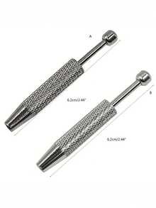 四爪精密珠宝镊子 - 宝石和钻石夹持器，适用于珠子和小零件，符合人体工程学的金属/铝制工具，珠宝制作工具 - C-銀色 - 查看 7