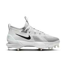 Nike Force Zoom Trout 9 Elite FB2906-100 Mens White Black Baseball Cleats NIN979 - White - View 2