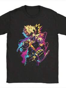 Men Outdoor Tees & Tanks - Black - View 1