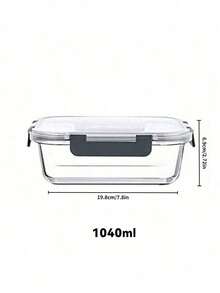 3pcs/Set 360/630/1030ml Food Storage Containers - Meal Prep Containers For Office, Back To School, Portable, Outdoor Lunch Glass Food Storage Containers With Lids, Stackable, Airtight Glass Meal Prep Containers, Freezer To Oven , Upgraded Snap Lock Transparent Food Salad Fruit PET Bento Lunch Boxes - Multicolor - View 11