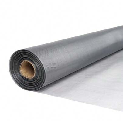 1件装涤纶现代灰色防鸟窗纱，适用于家庭