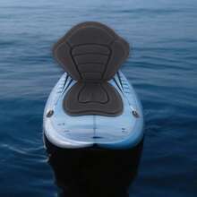 Portable Kayak Seat With 15mm Padded Cushion, Adjustable Metal Buckles, Contoured Backrest, Foldable Lightweight Oxford Cloth Seat For Kayak Canoe SUP Fishing Boat - Black - View 6