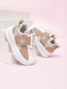 儿童休闲运动鞋，新款软底百搭女童帆布鞋，时尚男童休闲鞋 - 卡其色 - 查看 5