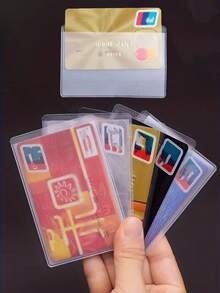 Medicare Card Holder Protector, Transparent PVC Waterproof Medical/Credit Card, Business/Social Security Card Holder - Transparent Vinyl Plastic Sleeve Suitable For Insurance And Social Security, Metro Card And Driver's License Or Credit Card - Multicolor - View 2