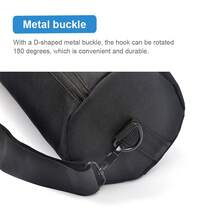 Durable Padded Tripod Carrying Bag With Shoulder Strap And Handle: Durable Protective Case For Photographic Equipment. - Black - View 3