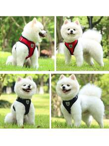 2pcs/Set Breathable Mesh Cat/Dog Harness And Leash Set - Reflective, Adjustable Pet Vest With Leash, Suitable For Small Dogs And Cats, Convenient For Walking And Training, Durable - Multicolor - View 9