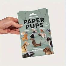 Bộ gấp giấy origami hình động vật thú vị, tự làm mèo, chó, khủng long và các con vật origami khác, nhiều chất liệu hình động vật, đồ thủ công tự làm, rèn luyện kỹ năng khéo léo, quà Giáng sinh cho người yêu thích origami. - Nhiều màu - Xem 8