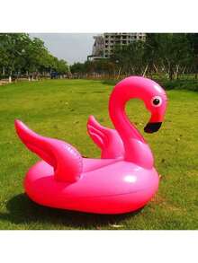 Flotador inflable para piscina, flotador en forma de animal de dibujos animados (estilo aleatorio) - Rosa Fucsia - Ver 11