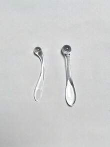 10件套化妆刮刀，乳霜刮刀，亚克力化妆刮刀，搅拌勺，眼霜滚轮，面部护理工具，浅米色 - A - 查看 11