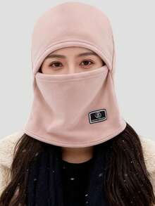 Winter Cycling Warm Hat, Windproof Face Mask, Thick Protective Scarf, Cycling Balaclava, Wind-Resistant Ear Muffs, Yoga Headband - A - View 9