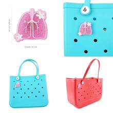 Charm Accessory For Bogg Bags And  Totes Inserts Decorative Accessories For Similar Beach Bag - LungStyle - Xem 1