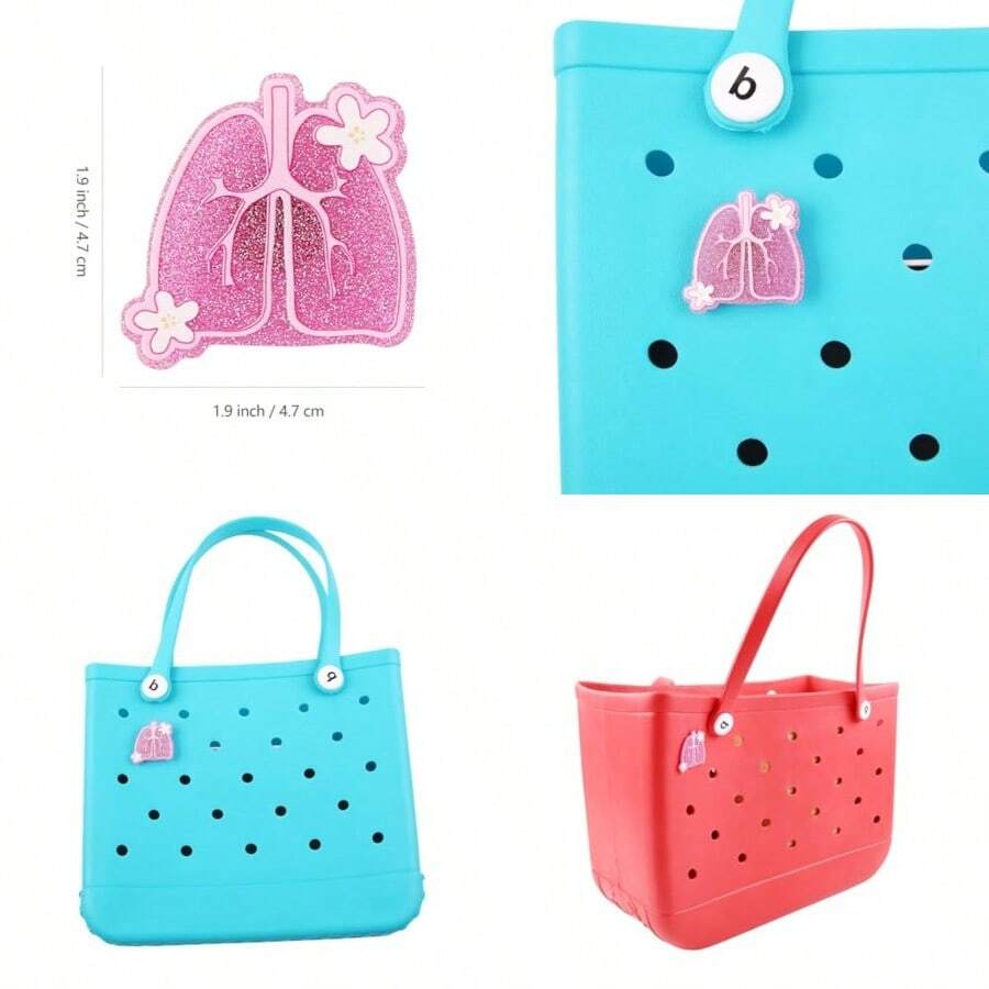 Charm Accessory For Bogg Bags And  Totes Inserts Decorative Accessories For Similar Beach Bag - LungStyle - Xem 1