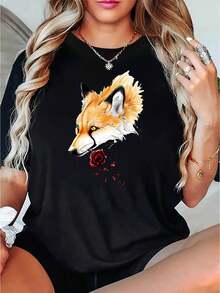 Women T-Shirts - Black - View 1