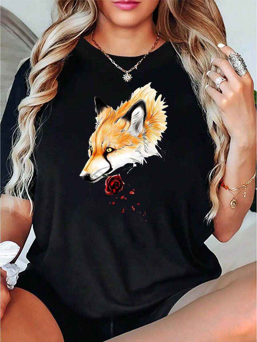 Women T-Shirts - Black - View 1