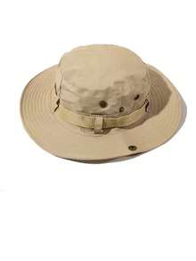 Kapelusz typu bucket unisex w stylu japońskim ze ściągaczem, oddychający kapelusz chroniący przed słońcem, idealny na kemping, wędkarstwo, na co dzień, na wiosnę/lato, na plażę i wakacje - kapelusz - Zobacz 13