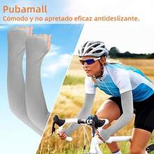 PUBAMALL Manga Protectora para Brazo Mangas de protección UV Protección Larga Cubierta de Golf Ciclismo Corriendo Pesca Conducción Baloncesto Béisbol - como en la foto - Ver 5