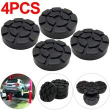 Set Of 4 Pads For Ravaglioli 2 Post Car Lift Ramp Rubber Pads - 125 Mm Rubber - Black - View 1