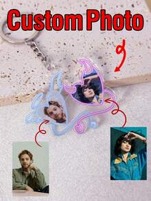 Angel and Demon Couple Keychain