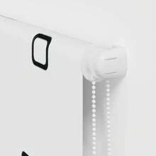 vidaXL Duschrollo 110x240 cm, Stoffbreite 106 cm - Einheitsgröße - Übersicht 9