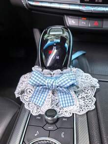 Cute Car Manual & Automatic Gear Shift Knob Cover Protector Set - A - View 13