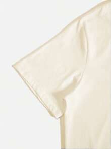 Plus Size T-Shirts - Apricot - View 3