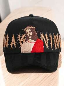 Gorra Curva Ajustable Dandy Hats X Rude Awakening Jesucristo en caja - negro - Ver 10