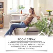 Jasmine Fragrance Indoor Spray, Long-Lasting Scent For Living Room, Bathroom, Air Purifying - A - View 9