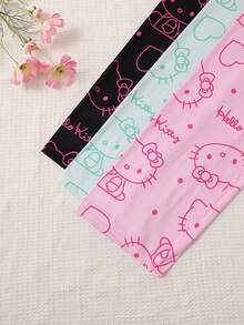 Sanrio 三条装三丽鸥Hello Kitty女士休闲睡裤，轻薄透气，适合春、夏、秋季穿着。 - 彩色 - 查看 5