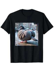 Men T-Shirts - 黑色 - 查看 1