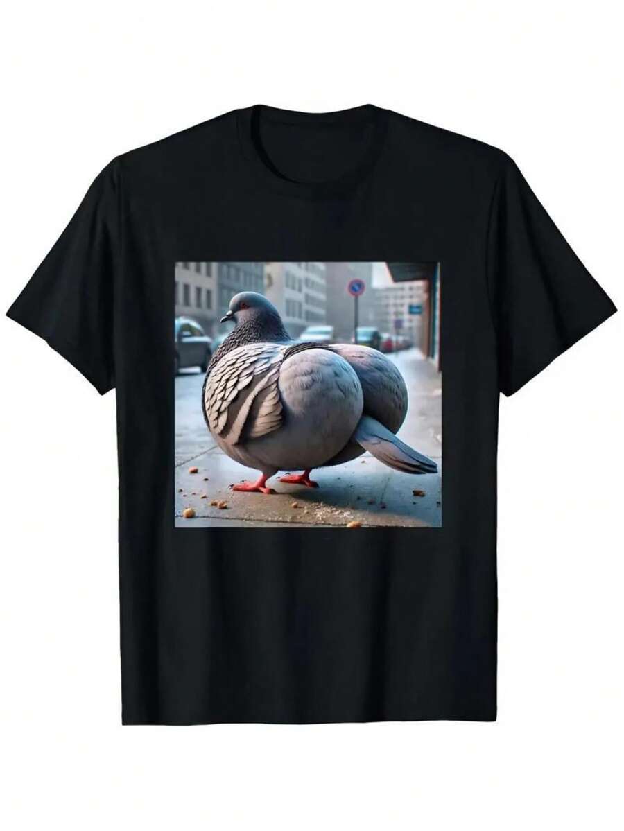 Men T-Shirts - 黑色 - 查看 1