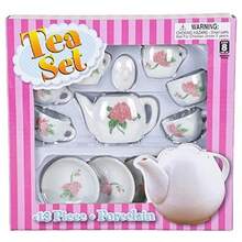 Rhode Island Novelty 13 PC Ceramic Tea SetChildren's Joyful Toys, Essential Toys - As Pic - View 6