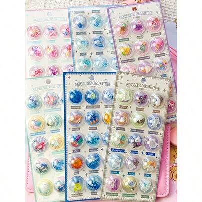 3D立体发光卡通贴纸。装饰贴纸礼品。家居装饰、派对装饰、生日礼物、各种节日礼物、时尚单品。DIY。送给朋友或伴侣的礼物。毕业典礼/返校礼物