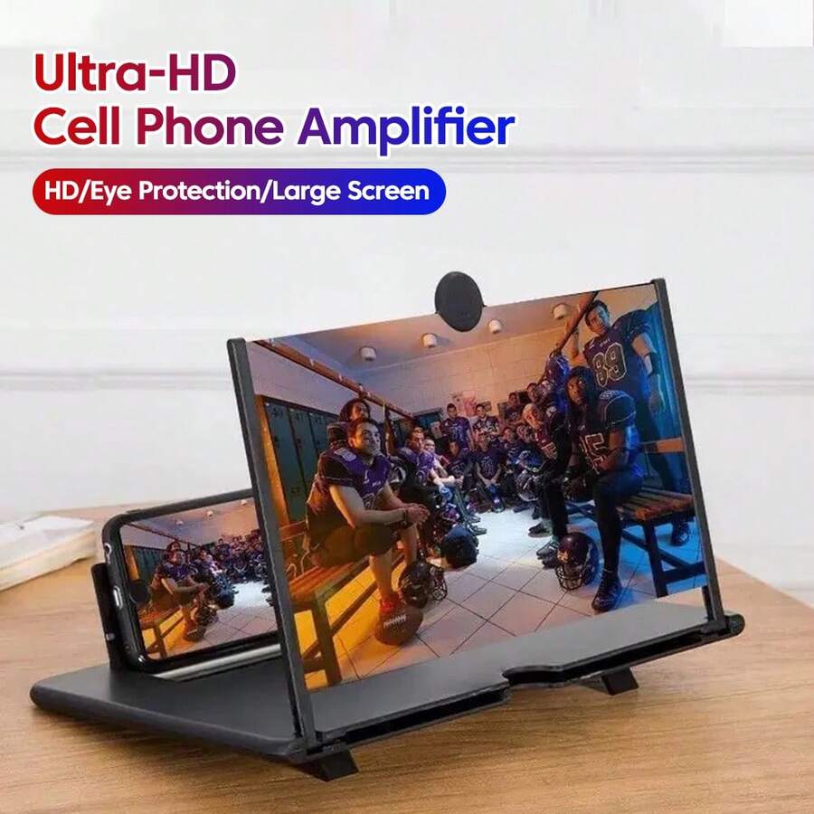 Adjustable Screen Expanders & Magnifiers 10/12-Inch Portable Phone Screen Video Magnifier And Phone Holder Suitable For All Smartphones Valentine's Day Gift - View 1