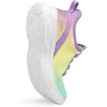 Girls Lace-Up Running Sneakers – Lightweight Tennis Shoes For Kids, Comfortable Breathable Walking Shoes, Zapatos Elegantes De Mujer - Gradient Purple - View 5