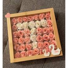 50pcs Pink Roses Artificial Flowers Bulk, 1.6 Inch Small Silk Roses Flower Heads Decoration, Crafts, Wedding Centerpieces Bridal Shower Party Home Decor - Pink - View 6