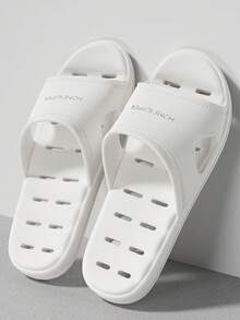 Comfortable Non-Slip EVA Bathroom Slippers, Suitable For Indoor/Outdoor, Home, Shower Use Year-Round - White - View 10