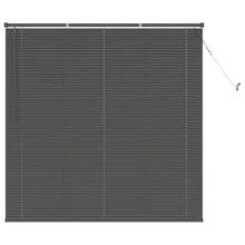 vidaXL Venezianische Jalousie, Verstellbar, Silbergrau, 150 X 140 Cm, PVC - one-size - View 2