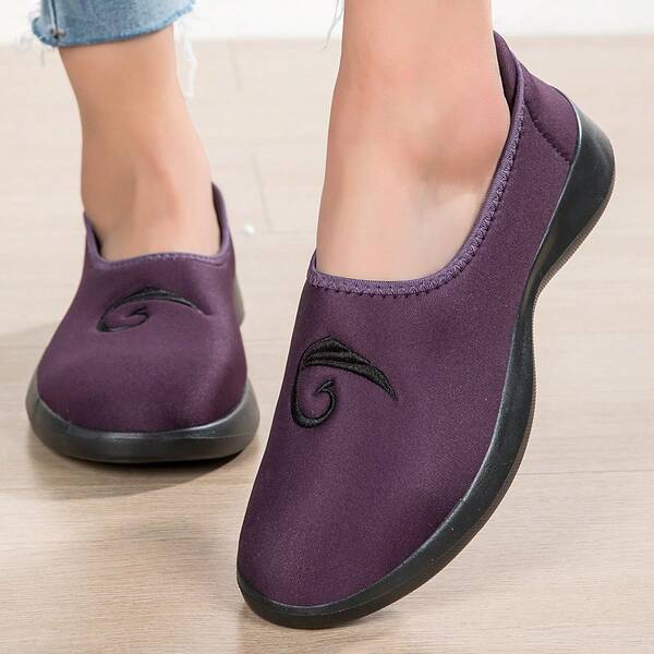 Women's New Middle-Aged And Elderly Mom's Healthy Walking Shoes, Soft Sole Anti-Slip, Comfortable Non-Fatiguing, High Elastic Breathable Mesh Healthy Walking Shoes Sports Casual Shoes