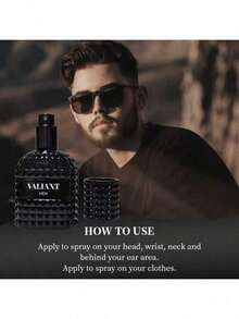 Valiant Men's Fragrance 1.05 Fluid Ounce Natural Spray Long-Lasting Men's Fragrance - Warm & Spicy - View 3