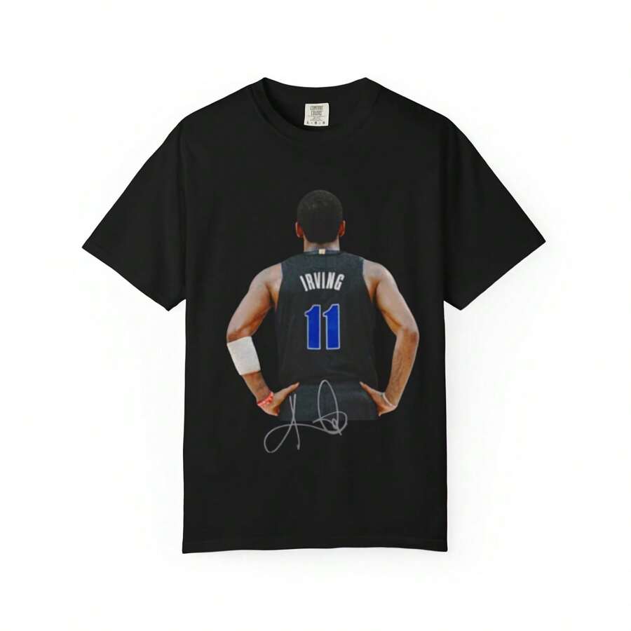 KyrieA IrvingA Dallas Mavericks T Shirt Autograph Edition - 黑色 - 查看 1