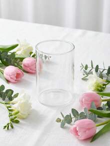 一套/件北欧极简透明玻璃花瓶，适用于餐桌摆饰、鲜花插花、现代家居装饰、餐桌、茶几、客厅、婚礼装饰。非常适合展示新鲜百合、桉树叶、干芦苇草或漂浮蜡烛，也适用于玄关边桌、卧室梳妆台和办公桌。 - 多色 - 查看 16