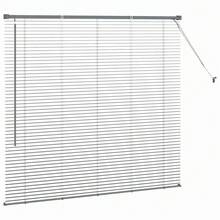 vidaXL Jalousien Aus Aluminium, Dunkelgrau, 130 X 145 Cm - Tagli Unica - Visualizzare 6
